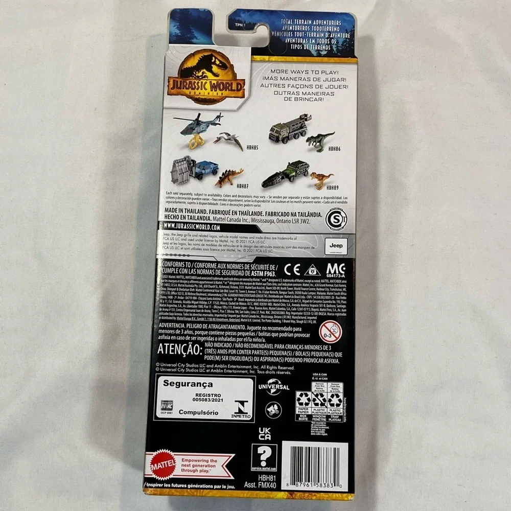 NIP Matchbox Jurassic World Dominion Set
